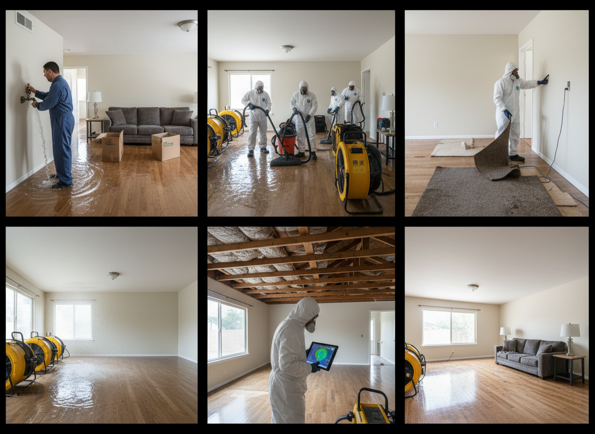 Step By Step Guide To Drying Out After A Burst Pipe In Porter Ranch