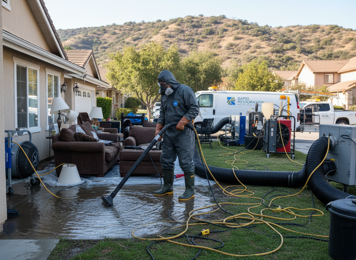 Emergency Water Cleanup in Porter Ranch, CA